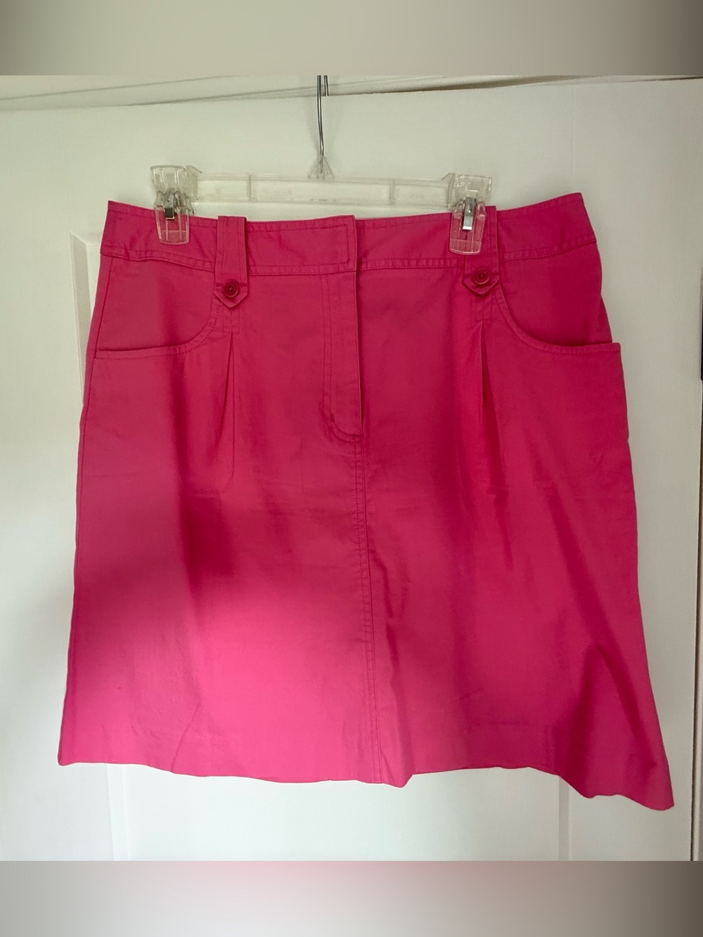 Talbots Bright Pink A-Line Skirt